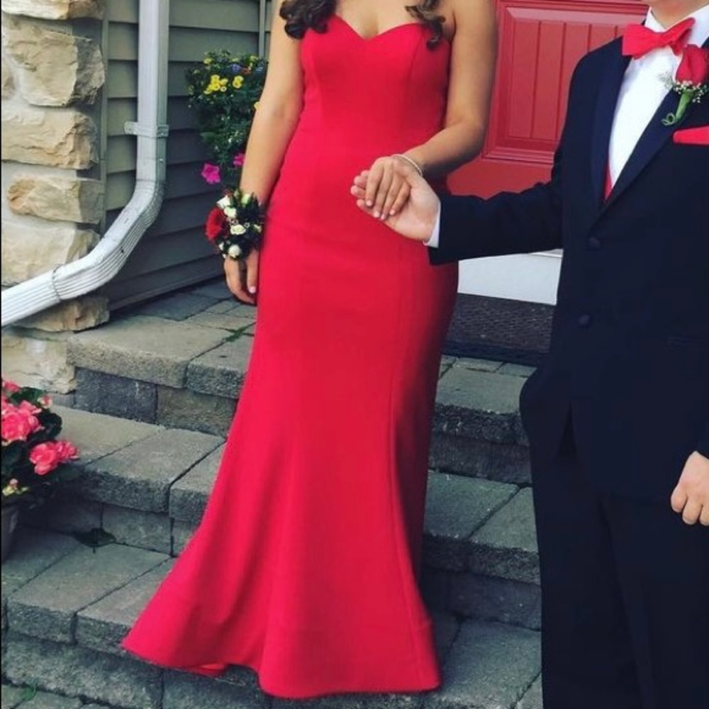 Red Castle Couture gown
